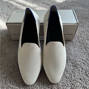 Rothy's the Almond Loafer in Vanilla Bean. Worn once. Excellent condition.